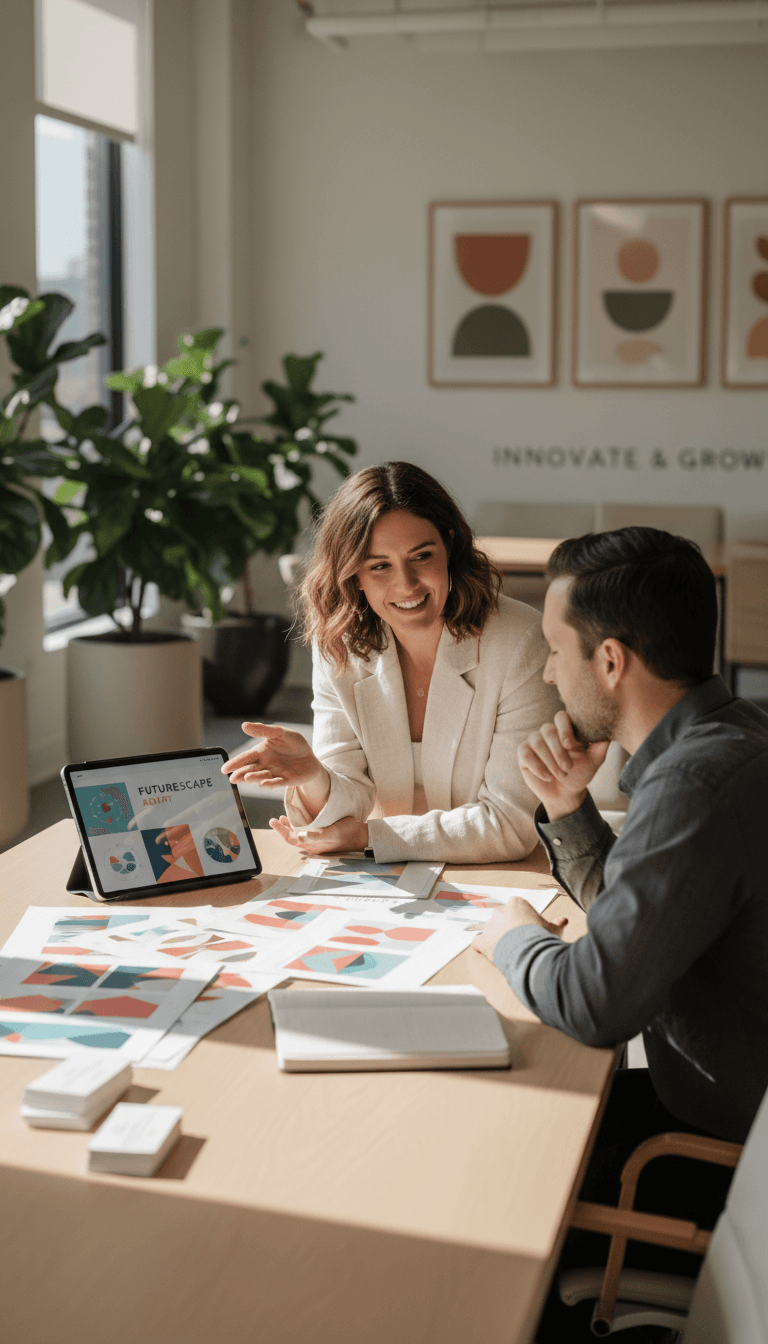 Marketing strategy consultation session